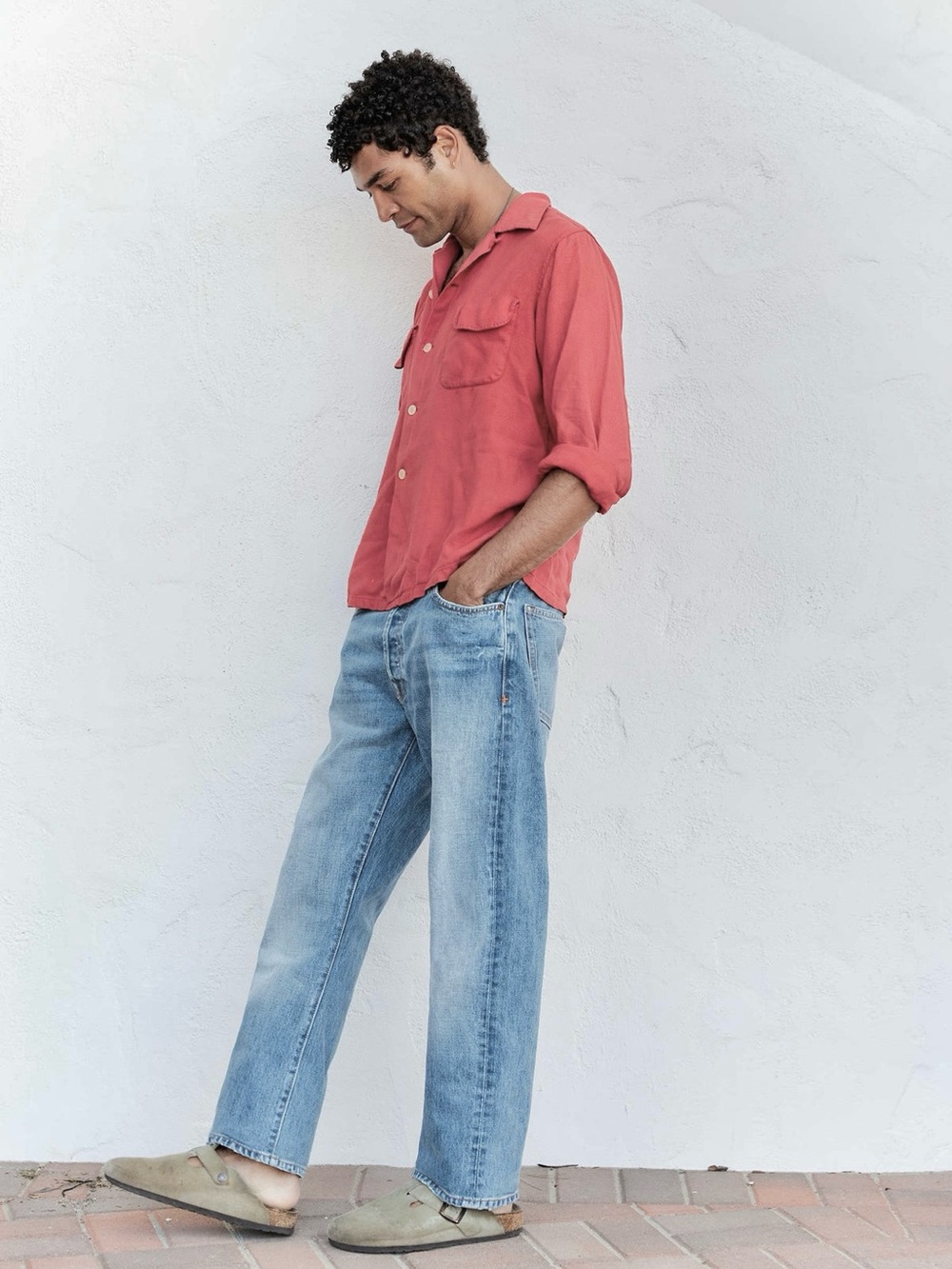 Imogene and Willie Barton Slim Blue Jeans 33 x 35